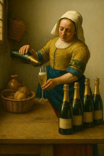 Het champagne meisje