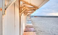 Strandhuisje aan Belgische Kust
