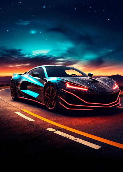 Futuristisches Neon von John Dan