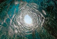Eishöhle in einem Gletscher