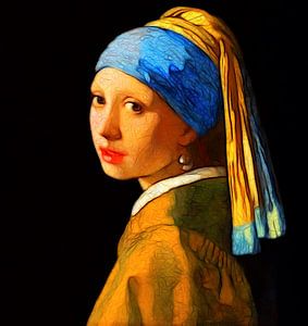 Girl with a Pearl Earring by Gisela- Art for You