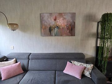 Klantfoto: Botanisch , modern en abstract in Japandi stijl van Japandi Art Studio