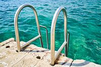 Access to clear blue water