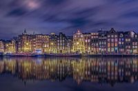 Canal houses on the Amstel in Amsterdam