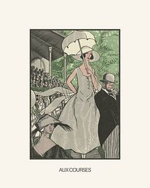 Aux-Kurs | Historischer Art Deco Fashion Print | Retro- und Vintage-Design mit modernem Look von NOONY