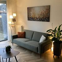 Klantfoto: Flowers van Gena Theheartofart, als art frame