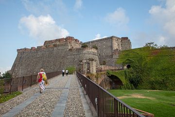 Fort (Kasteel) van Priamar aan de kust van Savona, Italië