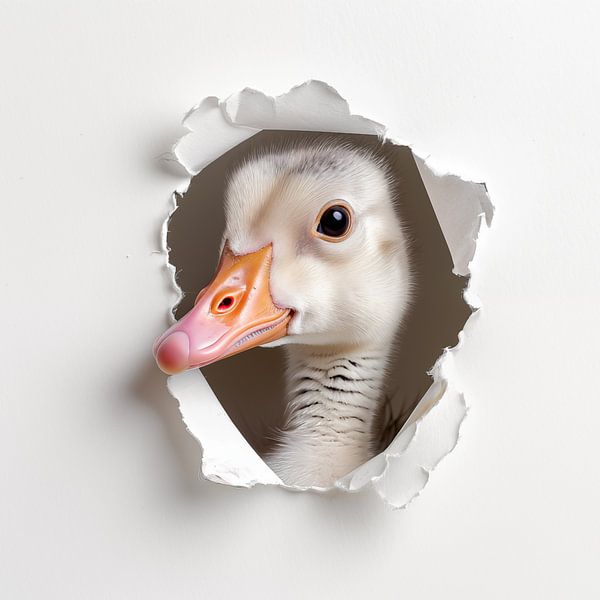 Gans uit de muur van TheXclusive Art