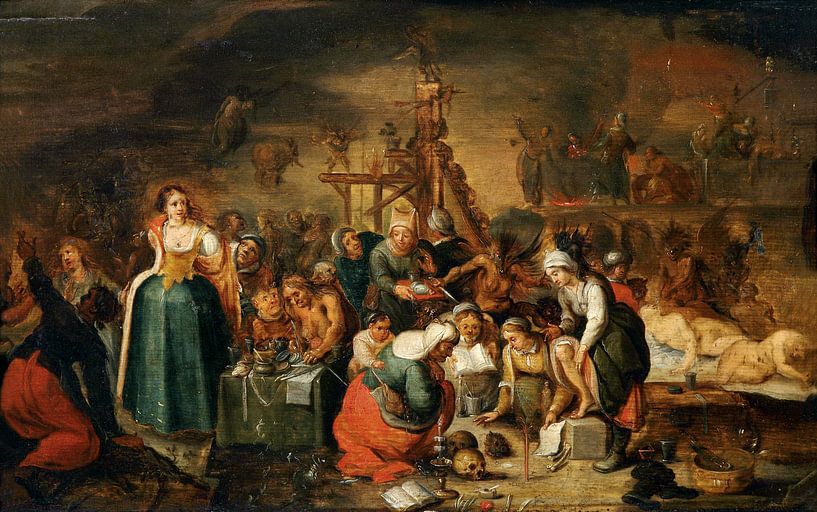 The Witch's Kitchen, Frans Francken (II) by Masterful Masters