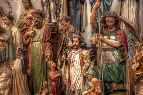 Heiligenbeelden in Museum Vaals 