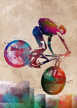 wielersport kunst #fietsen #fietsen #fietsen van JBJart Justyna Jaszke