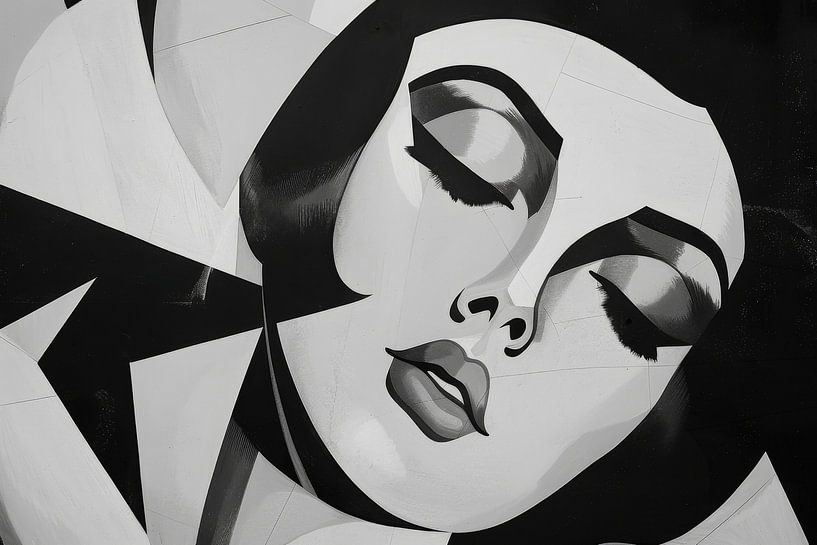 Portrait of a woman by Poster Art Shop