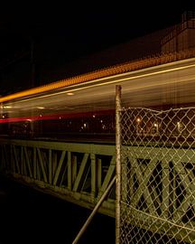 Zug über eine Brücke. von Jeroen Beemsterboer
