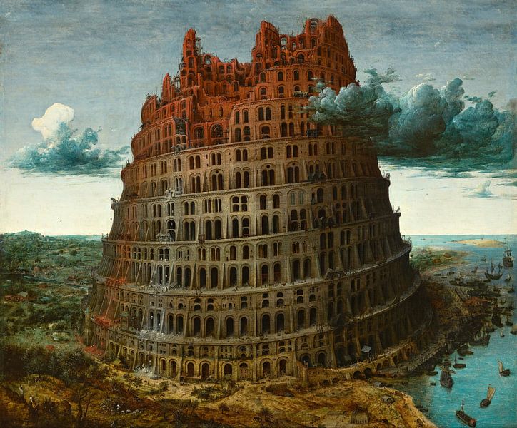 La petite tour de Babel, Pieter Brueghel l'Ancien par Des maîtres magistraux