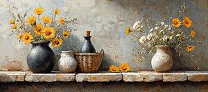 Herbststillleben Blumen