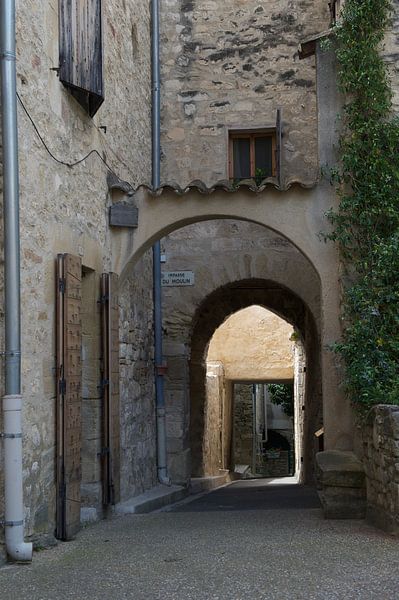 Mittelalterliche Straße France Venasque von Cor Pater