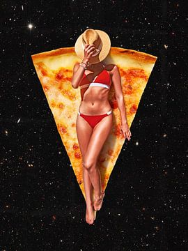 Pizza zonnebank van Vertigo Artography