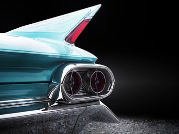 American classic car Sedan Deville 1961 Rear view by Beate Gube