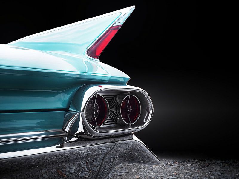 American classic car Sedan Deville 1961 Rear view by Beate Gube