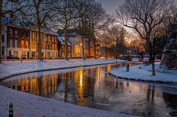 Maliesingel met laatste licht (winter 2021) van Robin Pics (verliefd op Utrecht)