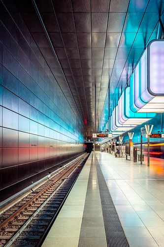 Modern underground station