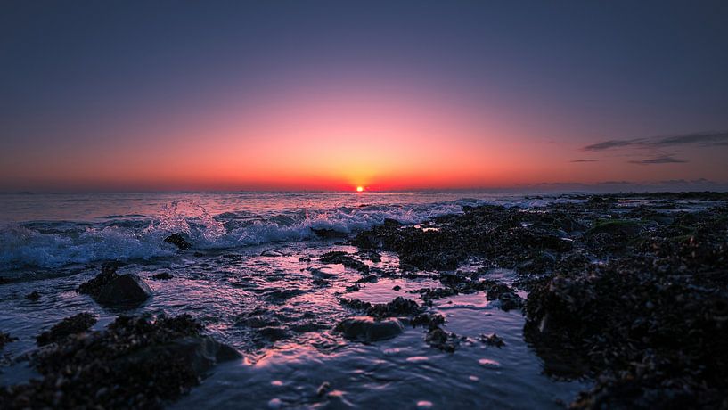 Sunset Paal 9 Texel by Axel Lap
