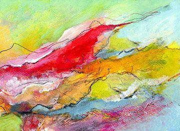 abstrakte Flächen und Linien 2 von Claudia Gründler