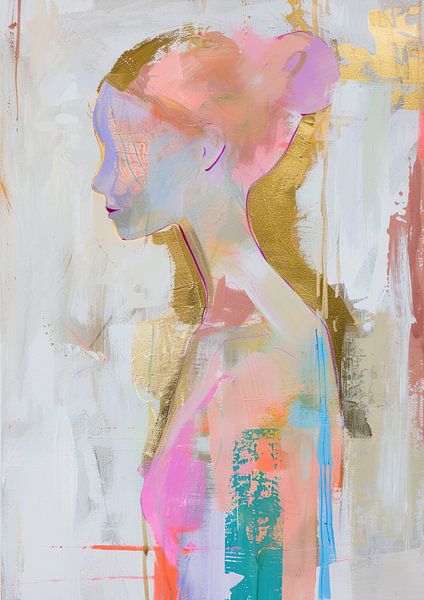Porträt einer Frau von Wunderbare Kunst