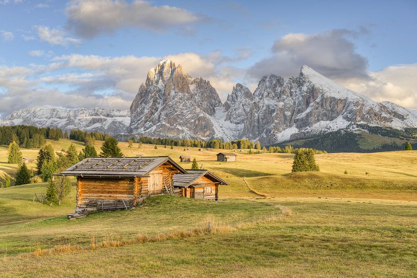 The Seiser Alm in golden light by Michael Valjak
