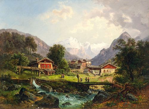 Gustav Barbarini, zicht op Vulpmes