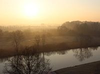 Sunrise on a river