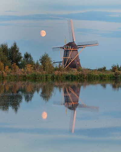 Kinderdijk in  Nederland.