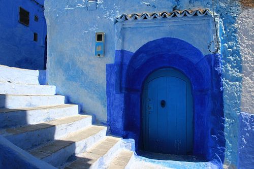 Knocking on doors in Chefchaouen