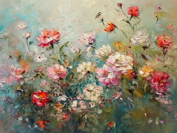 The Ethereal Dance of Summer Blooms by Artistic