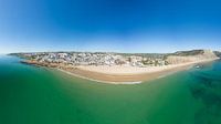 Panorama of Praia da Luz in Portugal's Algarve region