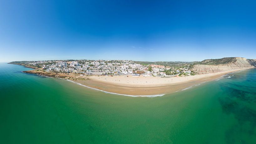Panorama of Praia da Luz in Portugal's Algarve region by David Gorlitz
