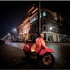 Pink scooter by Henk Langerak