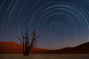 Star Trails van Namibië, Karen Deakin van 1x