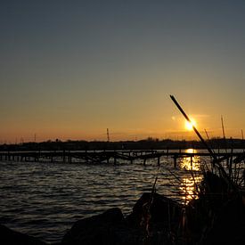 Sonnenuntergang - Yachthafen Goor, Lauterbach von GH Foto & Artdesign