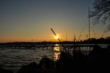 Sonnenuntergang - Yachthafen Goor, Lauterbach