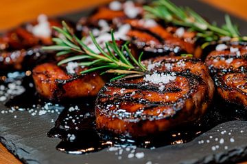 Grilled delicacies with rosemary by Poster Art Shop