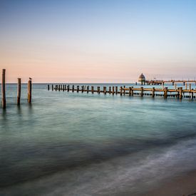 Ostsee - Strand und Seebrücke Zingst von t.ART