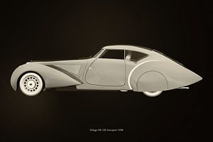 Delage D8-120 Aerosport von 1938 S/W-Version