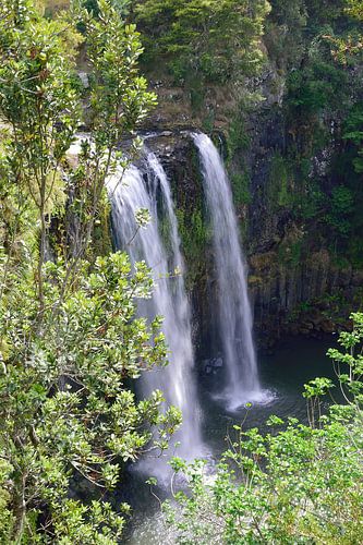 Whangārei watervallen bevroren in de tijd