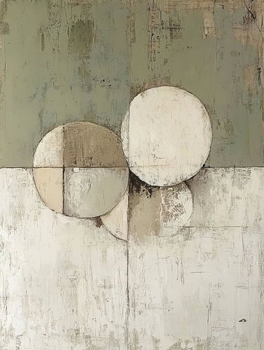 Composition Calm Green White