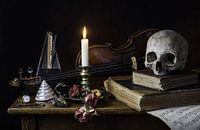 Vanitas still life after 17th century painting