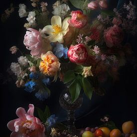 Bloemen stilleven van Bert Nijholt