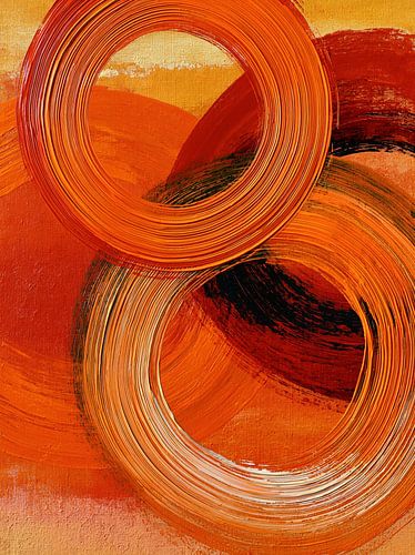 Floating Orange Circle