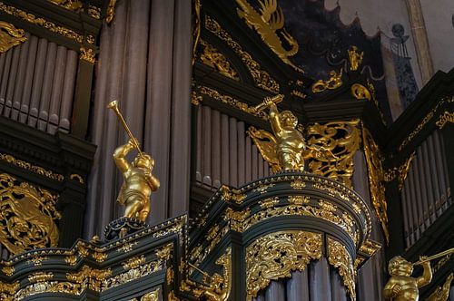 Detail der Rugwerk-Orgel, Martinikerk Groningen