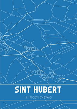 Blueprint | Map | Sint Hubert (North Brabant) by Rezona